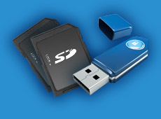 USB, SD